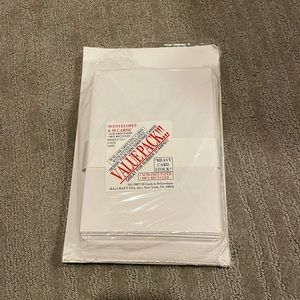 50 blank cards/envelopes